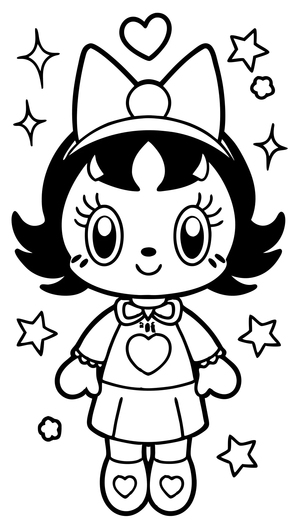 kuromi coloring pages printable